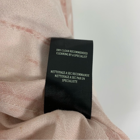 Blank NYC Pink Tie Dye Faux Suede Drape Front Moto Jacket Size Medium - Picture 14 of 16